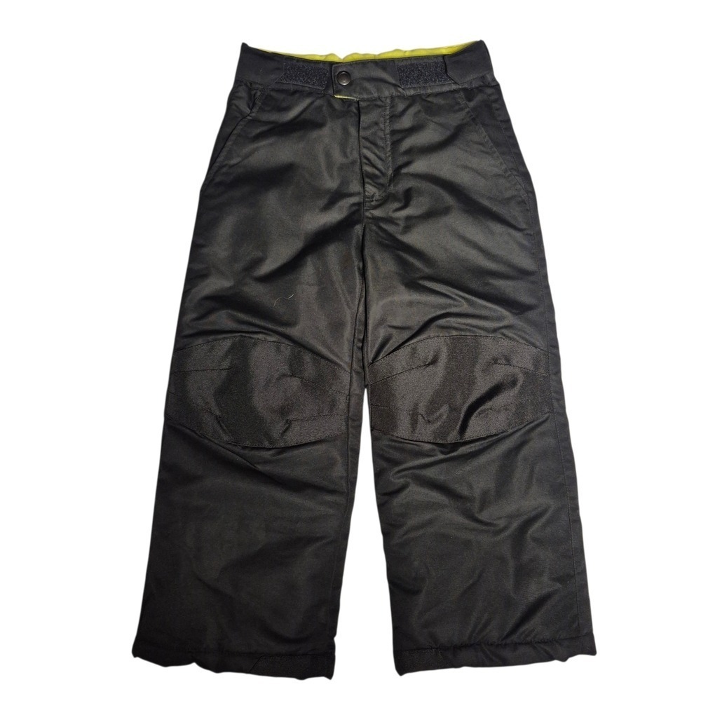 SwissTech Kids Snow Pants XS 4-5 Black Ski Snowboard Winter Insulated Bib Pants